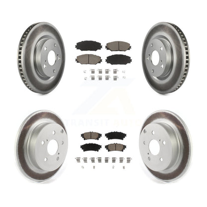 [Avant + Arrière] Kit de disque (revêtu) et plaquette (céramique) de frein pour 2016-2020 Toyota Mirai KGC-101138
