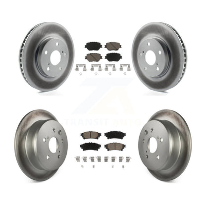 [Avant + Arrière] Kit de disque (revêtu) et plaquette (céramique) de frein pour Lexus IS250 KGC-101139
