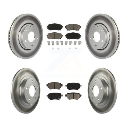 [Avant + Arrière] Kit de disque (revêtu) et plaquette (céramique) de frein pour 2019-2021 Mazda 6 Naturally Aspirated KGC-101153