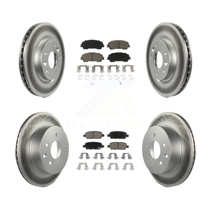[Avant + Arrière] Kit de disque (revêtu) et plaquette (céramique) de frein pour Nissan Rogue Sport Qashqai KGC-101156