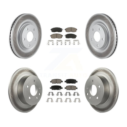 [Avant + Arrière] Kit de disque (revêtu) et plaquette (céramique) de frein pour Nissan Sentra Juke KGC-101161