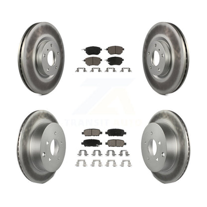 [Avant + Arrière] Kit de disque (revêtu) et plaquette (céramique) de frein pour Nissan Murano KGC-101162