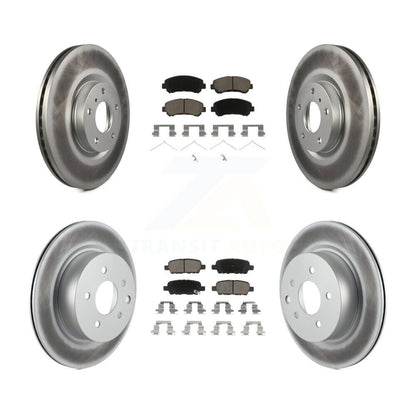 [Avant + Arrière] Kit de disque (revêtu) et plaquette (céramique) de frein pour Nissan Maxima KGC-101171
