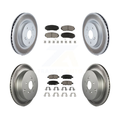 [Avant + Arrière] Kit de disque (revêtu) et plaquette (céramique) de frein pour 2009-2013 Suzuki Grand Vitara KGC-101185