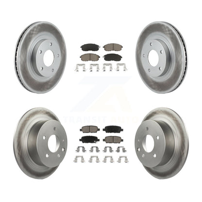 [Avant + Arrière] Kit de disque (revêtu) et plaquette (céramique) de frein pour Nissan Altima KGC-101186
