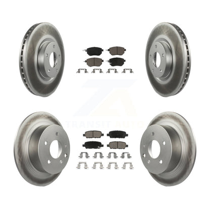 [Avant + Arrière] Kit de disque (revêtu) et plaquette (céramique) de frein pour Nissan Altima Maxima KGC-101190