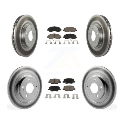 [Avant + Arrière] Kit de disque (revêtu) et plaquette (céramique) de frein pour Mitsubishi Outlander Sport RVR KGC-101197
