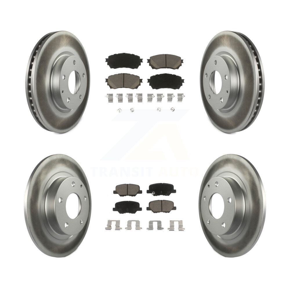[Avant + Arrière] Kit de disque (revêtu) et plaquette (céramique) de frein pour Mazda 6 KGC-101198