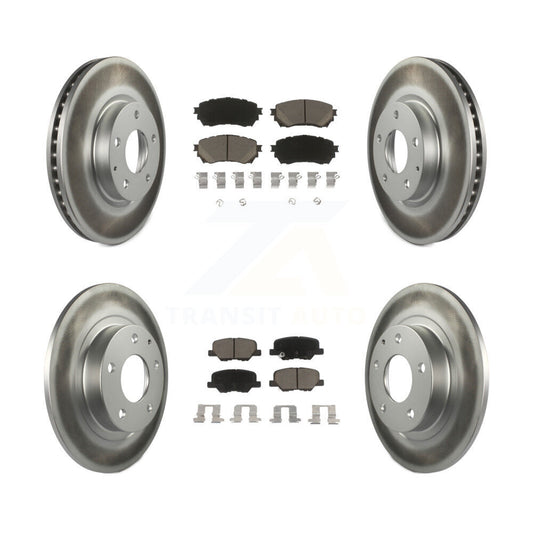[Avant + Arrière] Kit de disque (revêtu) et plaquette (céramique) de frein pour Mazda 6 KGC-101198