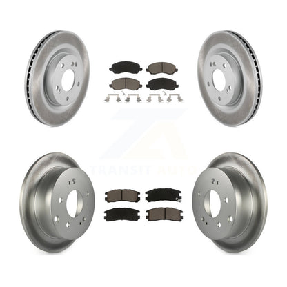 [Avant + Arrière] Kit de disque (revêtu) et plaquette (céramique) de frein pour Mitsubishi Galant Eclipse KGC-101212