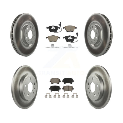 [Avant + Arrière] Kit de disque (revêtu) et plaquette (céramique) de frein pour Audi A4 Quattro KGC-101222