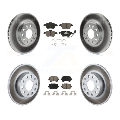 [Avant + Arrière] Kit de disque (revêtu) et plaquette (céramique) de frein pour 2006-2009 Volkswagen Rabbit KGC-101224