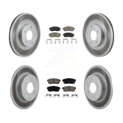 [Avant + Arrière] Kit de disque (revêtu) et plaquette (céramique) de frein pour Nissan Maxima INFINITI I35 KGC-101239