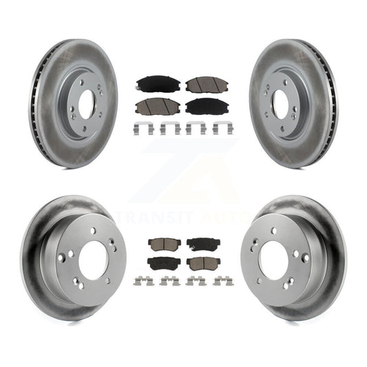 [Avant + Arrière] Kit de disque (revêtu) et plaquette (céramique) de frein pour Hyundai XG350 KGC-101245