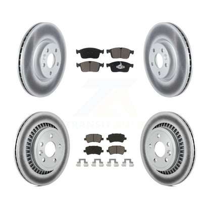 [Avant + Arrière] Kit de disque (revêtu) et plaquette (céramique) de frein pour Volvo XC60 KGC-101251