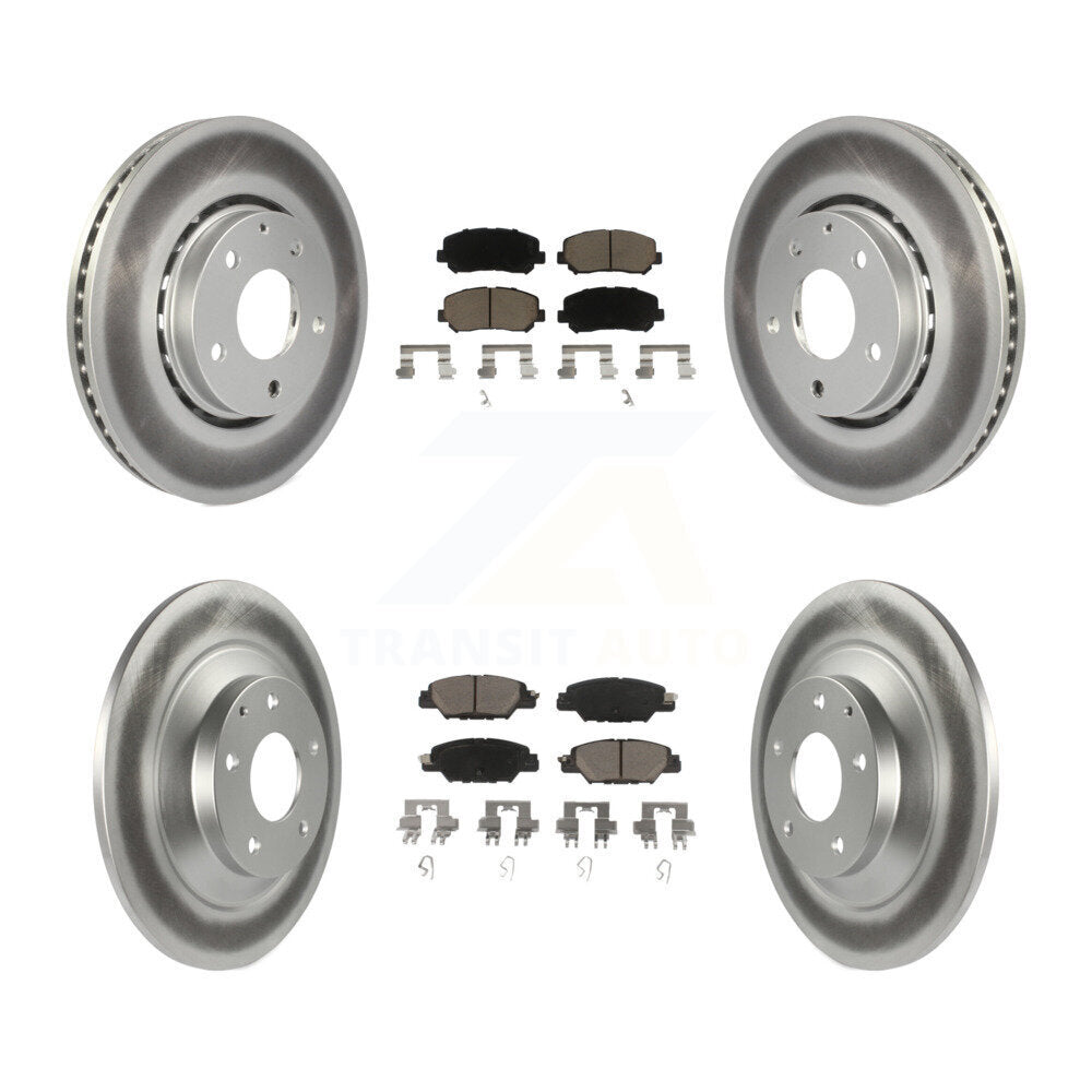 [Avant + Arrière] Kit de disque (revêtu) et plaquette (céramique) de frein pour Mazda CX-5 KGC-101256