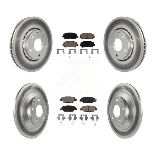 [Avant + Arrière] Kit de disque (revêtu) et plaquette (céramique) de frein pour Mazda CX-5 KGC-101256