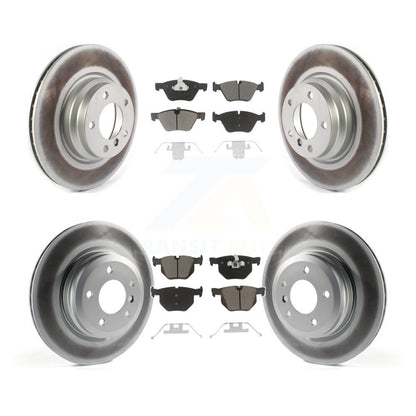 [Avant + Arrière] Kit de disque (revêtu) et plaquette (céramique) de frein pour 2006 BMW 330i 330xi KGC-101257
