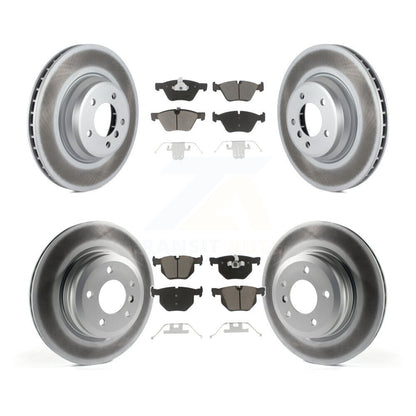 [Avant + Arrière] Kit de disque (revêtu) et plaquette (céramique) de frein pour 2007 BMW 335xi KGC-101258