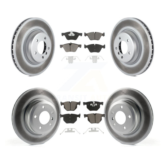 [Avant + Arrière] Kit de disque (revêtu) et plaquette (céramique) de frein pour 2007 BMW 335xi KGC-101258