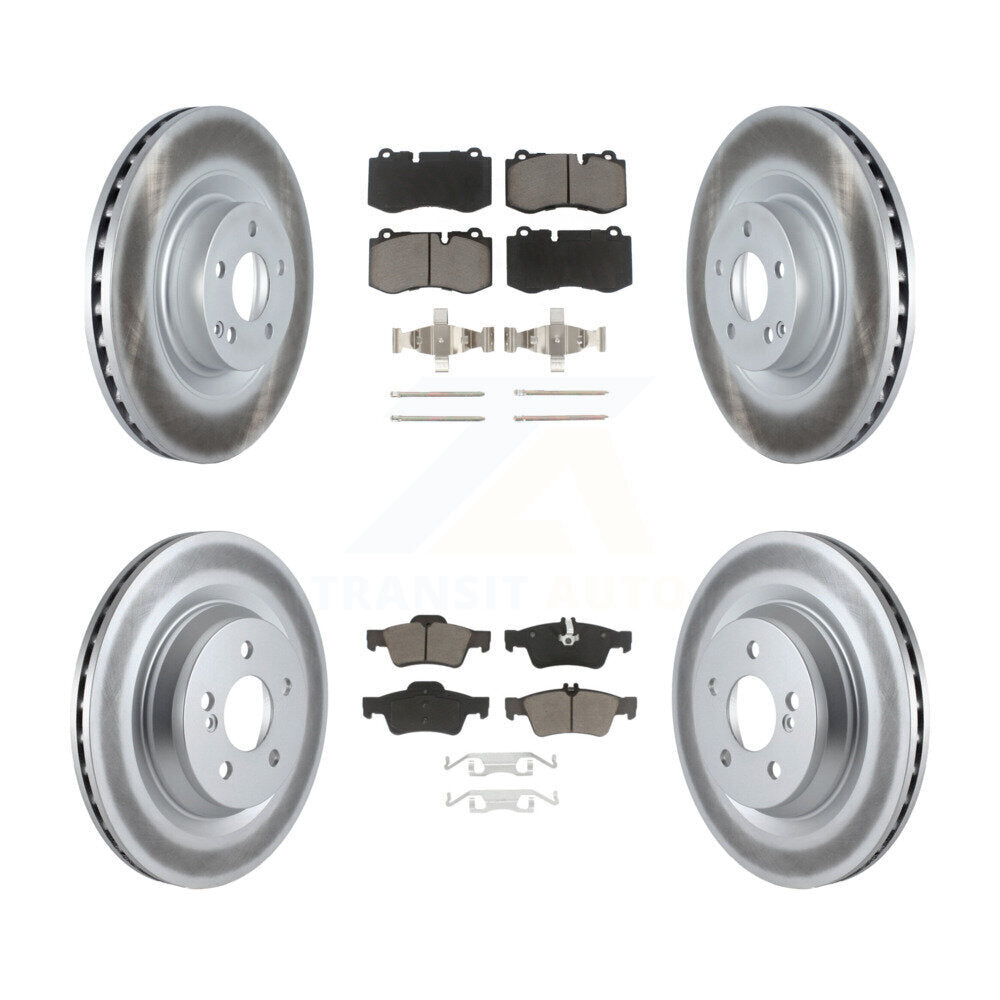 [Avant + Arrière] Kit de disque (revêtu) et plaquette (céramique) de frein pour Mercedes-Benz S550 SL550 S600 CL550 S400 S350 CL600 S450 KGC-101259