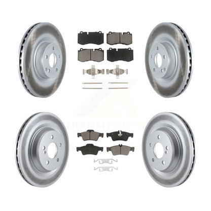 [Avant + Arrière] Kit de disque (revêtu) et plaquette (céramique) de frein pour Mercedes-Benz S550 SL550 S600 CL550 S400 S350 CL600 S450 KGC-101259