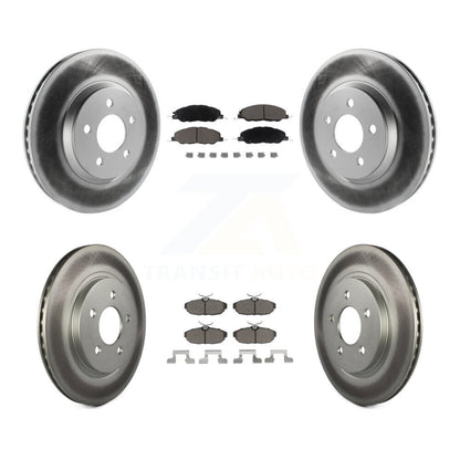 [Avant + Arrière] Kit de disque (revêtu) et plaquette (céramique) de frein pour Ford Mustang KGC-101288