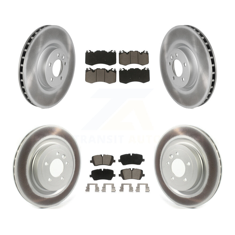[Avant + Arrière] Kit de disque (revêtu) et plaquette (céramique) de frein pour Land Rover Range Sport KGC-101293