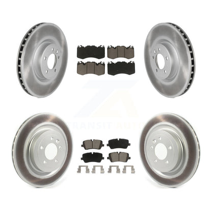 [Avant + Arrière] Kit de disque (revêtu) et plaquette (céramique) de frein pour Land Rover Range Sport KGC-101293