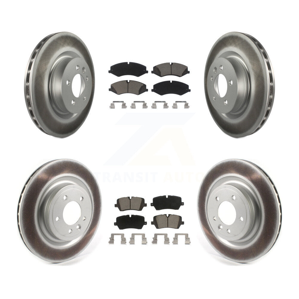[Avant + Arrière] Kit de disque (revêtu) et plaquette (céramique) de frein pour Land Rover Range Sport Discovery KGC-101294