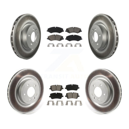 [Avant + Arrière] Kit de disque (revêtu) et plaquette (céramique) de frein pour Land Rover Range Sport Discovery KGC-101294