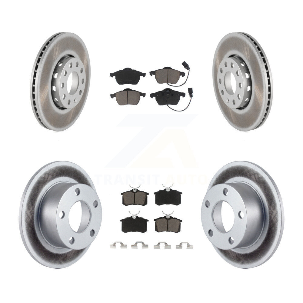 [Avant + Arrière] Kit de disque (revêtu) et plaquette (céramique) de frein pour Volkswagen Passat KGC-101303