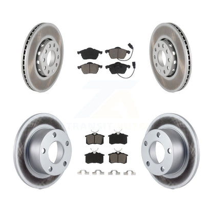 [Avant + Arrière] Kit de disque (revêtu) et plaquette (céramique) de frein pour Volkswagen Passat KGC-101303