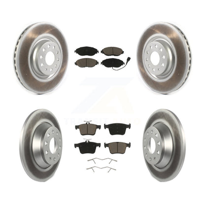 [Avant + Arrière] Kit de disque (revêtu) et plaquette (céramique) de frein pour Volkswagen Tiguan Jetta KGC-101327