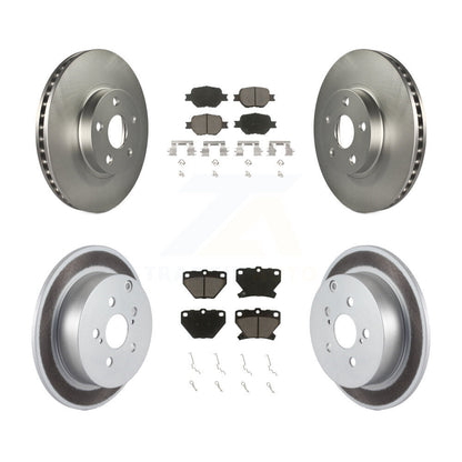 [Avant + Arrière] Kit de disque (revêtu) et plaquette (céramique) de frein pour Toyota Celica KGC-101331