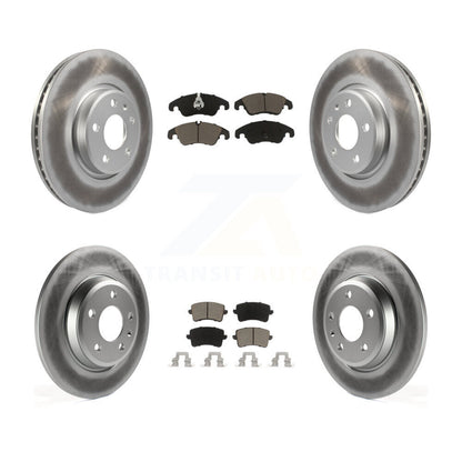 [Avant + Arrière] Kit de disque (revêtu) et plaquette (céramique) de frein pour Audi A4 Q5 A5 Quattro allroad KGC-101337