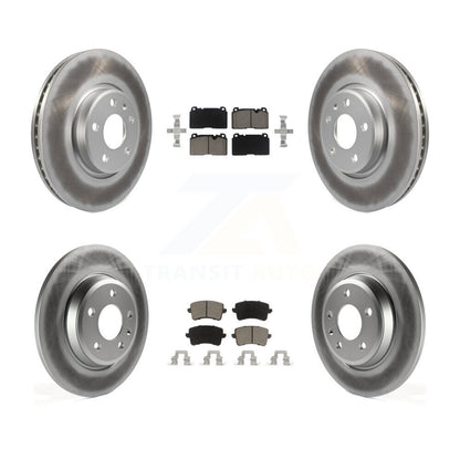 [Avant + Arrière] Kit de disque (revêtu) et plaquette (céramique) de frein pour Audi Q5 KGC-101338
