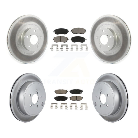 [Avant + Arrière] Kit de disque (revêtu) et plaquette (céramique) de frein pour Toyota 86 Subaru BRZ KGC-101340