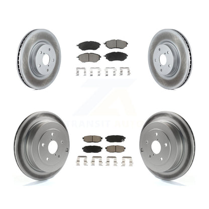 [Avant + Arrière] Kit de disque (revêtu) et plaquette (céramique) de frein pour Subaru Tribeca B9 KGC-101341