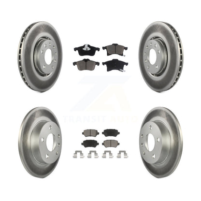 [Avant + Arrière] Kit de disque (revêtu) et plaquette (céramique) de frein pour 2008-2009 Saturn Astra KGC-101344