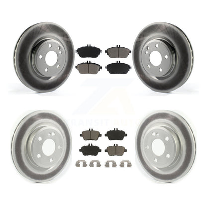 [Avant + Arrière] Kit de disque (revêtu) et plaquette (céramique) de frein pour Mercedes-Benz GLA250 CLA250 INFINITI QX30 KGC-101356