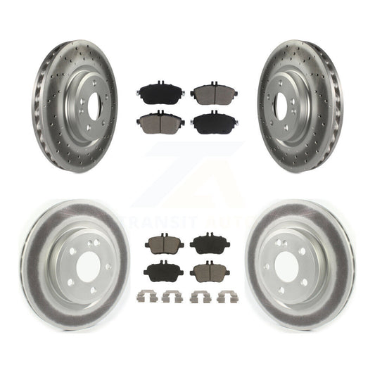 [Avant + Arrière] Kit de disque (revêtu) et plaquette (céramique) de frein pour Mercedes-Benz CLA250 avec Sport Package KGC-101358