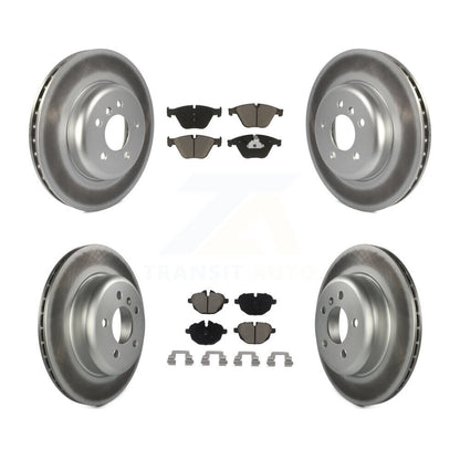 [Avant + Arrière] Kit de disque (revêtu) et plaquette (céramique) de frein pour BMW 535i xDrive 535d ActiveHybrid 5 KGC-101369