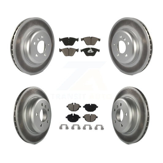 [Avant + Arrière] Kit de disque (revêtu) et plaquette (céramique) de frein pour BMW 535i xDrive 535d ActiveHybrid 5 KGC-101369