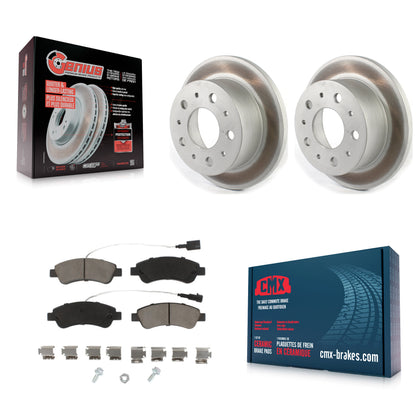 [Arrière] Kit de disque (revêtu) et plaquette (céramique) de frein pour Ram ProMaster 1500 2500 3500 KGC-101413