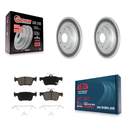 [Arrière] Kit de disque (revêtu) et plaquette (céramique) de frein pour Honda Civic KGC-101416