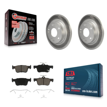 [Arrière] Kit de disque (revêtu) et plaquette (céramique) de frein pour Honda Civic KGC-101417