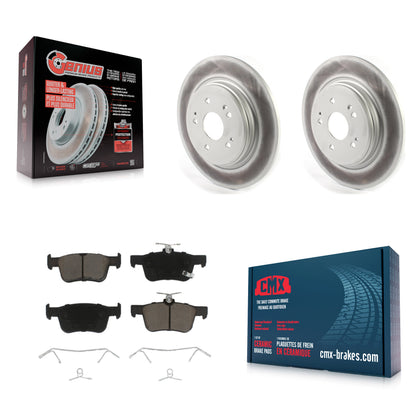[Arrière] Kit de disque (revêtu) et plaquette (céramique) de frein pour 2019-2022 Acura RDX KGC-101422