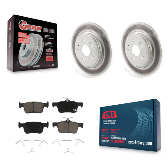 [Arrière] Kit de disque (revêtu) et plaquette (céramique) de frein pour 2019-2022 Acura RDX KGC-101422
