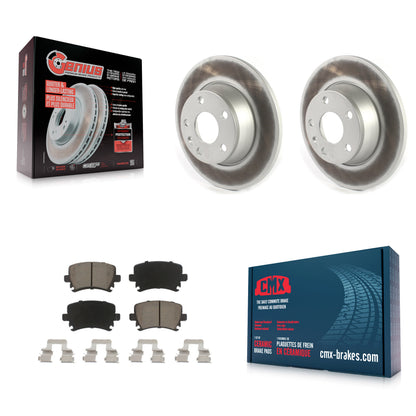 [Arrière] Kit de disque (revêtu) et plaquette (céramique) de frein pour Audi TT Quattro avec 286mm Diameter Rotor KGC-101437